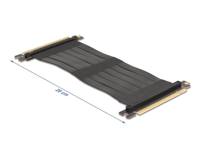 Delock Riserkaart PCI Express 3.0 x16 Stekker naar x16 Stekker met Kabel 20