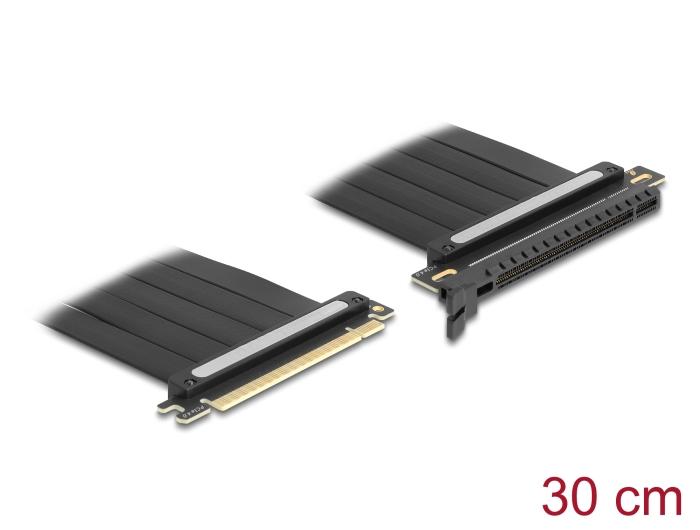 Delock Riserkaart PCI Express 4.0 x16 Stekker naar x16 Slot met Kabel 30 cm