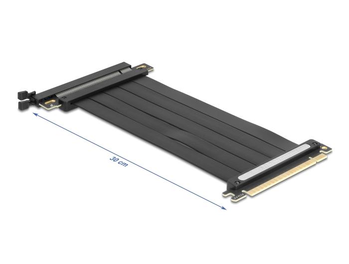 Delock Riserkaart PCI Express 4.0 x16 Stekker naar x16 Slot met Kabel 30 cm