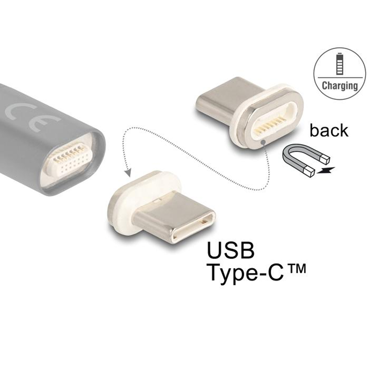 Magnetische USB C reserve adapter