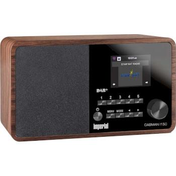 DABMAN i150 Compacte Hybride Radio DAB+ / FM / Internet Hout-look - Imperial