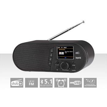 DABMAN d105 Compacte DAB+ /FM / Bluetooth-radio Zwart - Imperial