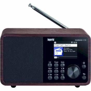 Imperial DABMAN i170 DAB+ en internetradio Houtlook - Imperial