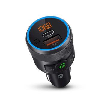 FM-Audiotransmitter voor Auto Gefixeerd Handsfree bellen 1  - Nedis