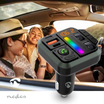 FM-Audiotransmitter voor Auto Gefixeerd Handsfree bellen 1  - Nedis