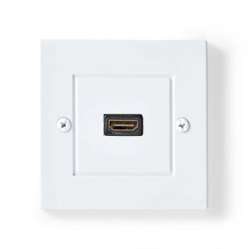 HDMI™ Wandcontactdoos 1x HDMI™ Female 4K@60Hz HDMI™ Output - Nedis