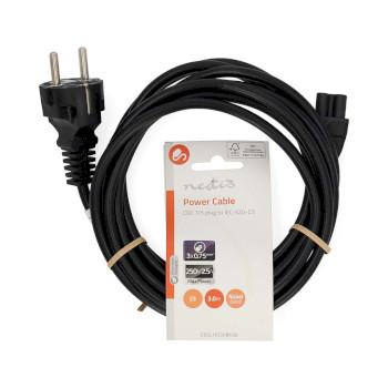 Stroomkabel Type F (CEE 7/7) Male IEC-320-C5 Recht Recht - Nedis
