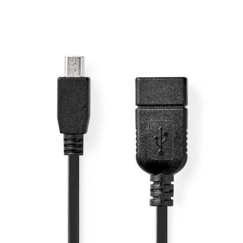 USB-Adapter USB 2.0 Mini 5-Pin Male USB-A Female 480 Mbps OTG - Nedis