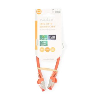 CAT6 Netwerkkabel RJ45 Male RJ45 Male S/FTP 0.25 m Rond LSZH - Nedis