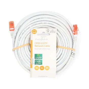 CAT6 Netwerkkabel RJ45 Male RJ45 Male U/UTP 15.0 m Rond PVC - Nedis