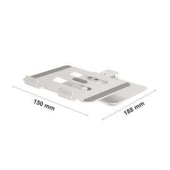 Tablet Standaard Standaard Draai- en Kantelbaar Zilver - Nedis