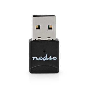 Netwerk-Dongel Wi-Fi AC600 2.4/5 GHz (Dual Band) USB2.0 - Nedis