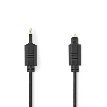 Optische Audiokabel TosLink Male Mini-Toslink 1.00 m Rond PVC - Nedis