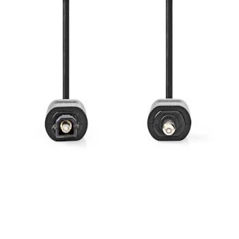 Optische Audiokabel TosLink Male Mini-Toslink 1.00 m Rond PVC - Nedis