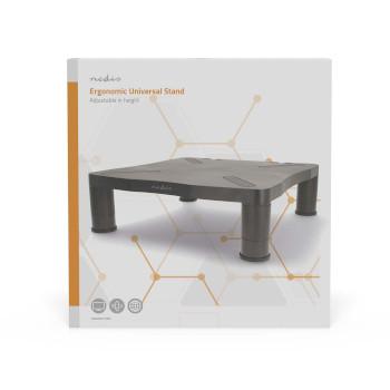 Monitorstandaard Ergonomie: Yes Maximaal draagvermogen: 18 kg - Nedis