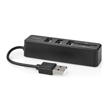 USB-Hub 1x USB-A 3x USB A Female 5-Poorts poort(en) USB 2.0 USB - Nedis