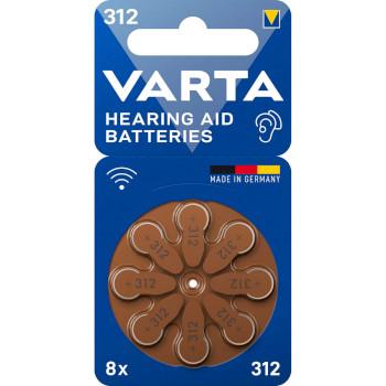Hoortoestel Batterijen Type 312 8-blister - Varta