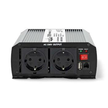 Omvormer Gemodificeerde Sinusgolf Ingangsvoltage: 12 V DC Apparaat - Nedis