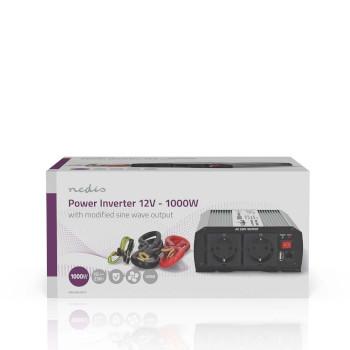 Omvormer Gemodificeerde Sinusgolf Ingangsvoltage: 12 V DC Apparaat - Nedis