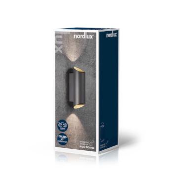 Nico Ronde 22 Wandlamp Zwart - Nordlux