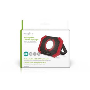Werklamp 10 W Batterij Gevoed 5 V DC N/A Oplaadbaar Lichtduur: - Nedis