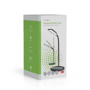 LED-Lamp met Draadloze Lader Dimmer - Op Product LED / Qi 15 W Met - Nedis