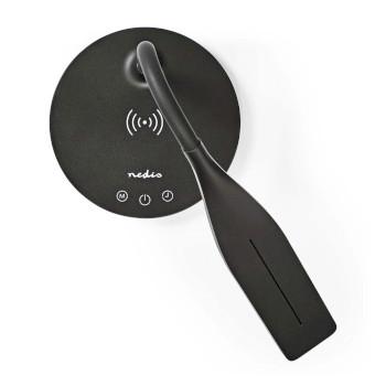 LED-Lamp met Draadloze Lader Dimmer - Op Product LED / Qi 15 W Met - Nedis