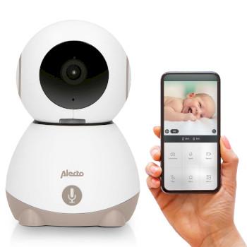 Wi-Fi-babyfoon met camera Wit/Taupe - Alecto