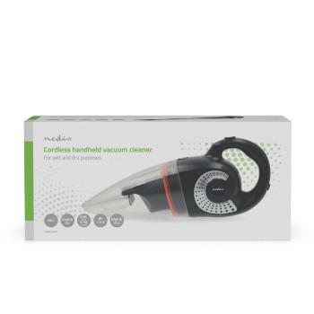 Handstofzuiger 90 W Oplaadbaar Droog / Nat Li-Ion Grijs / Oranje - Nedis