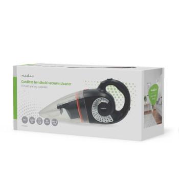 Handstofzuiger 90 W Oplaadbaar Droog / Nat Li-Ion Grijs / Oranje - Nedis