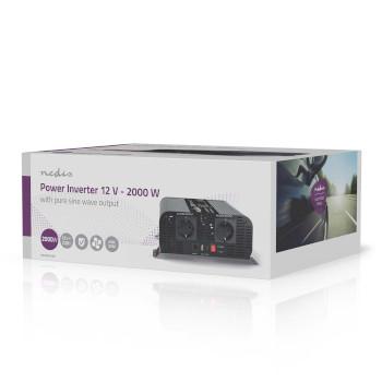 Omvormer Pure Sinusgolf Ingangsvoltage: 12 V DC Apparaat stroomoutput: - Nedis