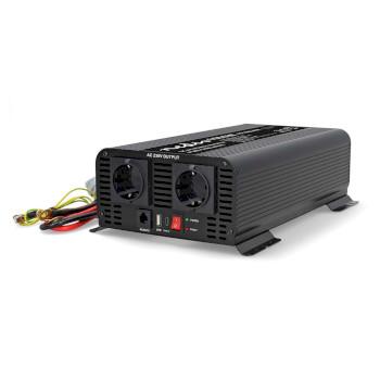 Omvormer Pure Sinusgolf Ingangsvoltage: 24 V DC Apparaat stroomoutput: - Nedis