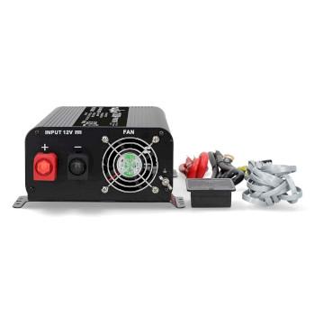 Omvormer Pure Sinusgolf Ingangsvoltage: 12 V DC Apparaat stroomoutput: - Nedis