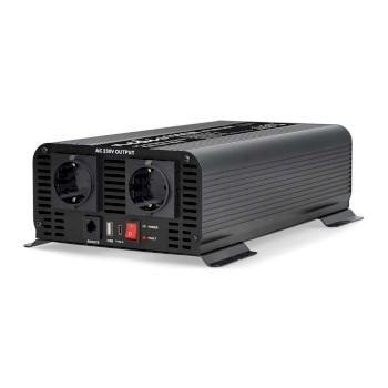 Omvormer Pure Sinusgolf Ingangsvoltage: 12 V DC Apparaat stroomoutput: - Nedis