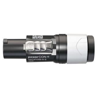 NAC3FXXB-W-S vergrendelbare AC-netkabelconnector - Neutrik