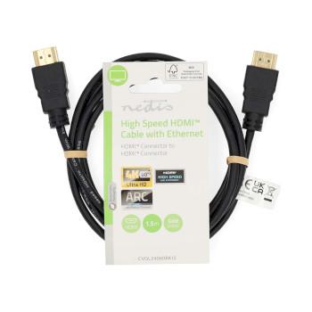 High Speed HDMI™-Kabel met Ethernet HDMI™ Connector HDMI™ - Nedis