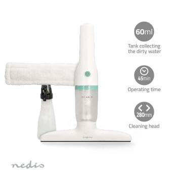 Electrische Ruitenreiniger 12 W 1200 Pa Inhoud Reservoir Vuil Water: - Nedis