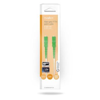 Glasvezel Patchkabel SMF (Single Mode Phase) SC/APC SC/APC 100 - Nedis