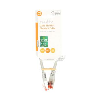 CAT6 Netwerkkabel RJ45 Male RJ45 Male SF/UTP 0.25 m Rond PVC - Nedis