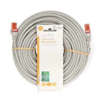 CAT6 Netwerkkabel RJ45 Male RJ45 Male U/UTP 30.0 m Rond PVC - Nedis