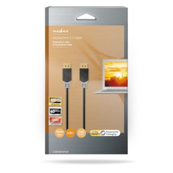 DisplayPort-Kabel DisplayPort Male DisplayPort Male 8K@60Hz - Nedis