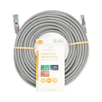 CAT6a netwerkkabel S/FTP RJ45 Male RJ45 Male 15.0 m Snagless - Nedis
