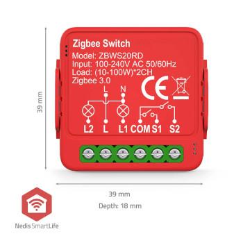 SmartLife Modules Zigbee 3.0 2x100 W Kroonsteen App beschikbaar - Nedis