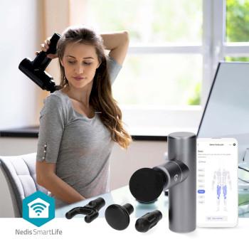 SmartLife Sportmassagepistool Accu gevoed N/A Oplaadbaar 5 Massage - Nedis