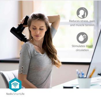 SmartLife Sportmassagepistool Accu gevoed N/A Oplaadbaar 5 Massage - Nedis