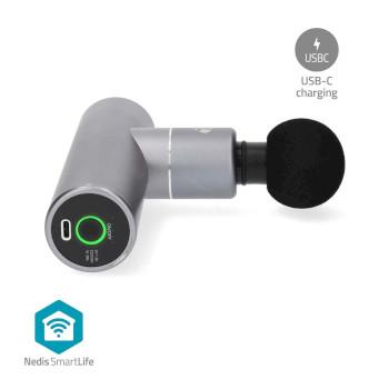 SmartLife Sportmassagepistool Accu gevoed N/A Oplaadbaar 5 Massage - Nedis