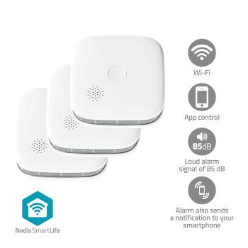 SmartLife Rookmelder Wi-Fi Batterij Gevoed Levenscyclus sensor: 10 - Nedis