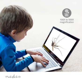Microscope Camera Maximum battery play time: 5 hrs Built-in microphone - Nedis