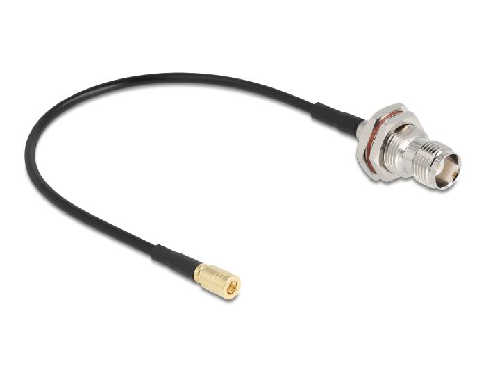 Delock Antennekabel TNC-aansluiting naar SMB-stekker RG-174 20 cm