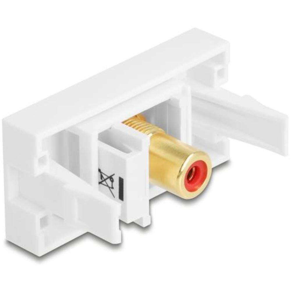 RCA module - Rood - Delock